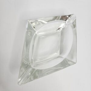 Diamond Clear Glass Ashtray‎